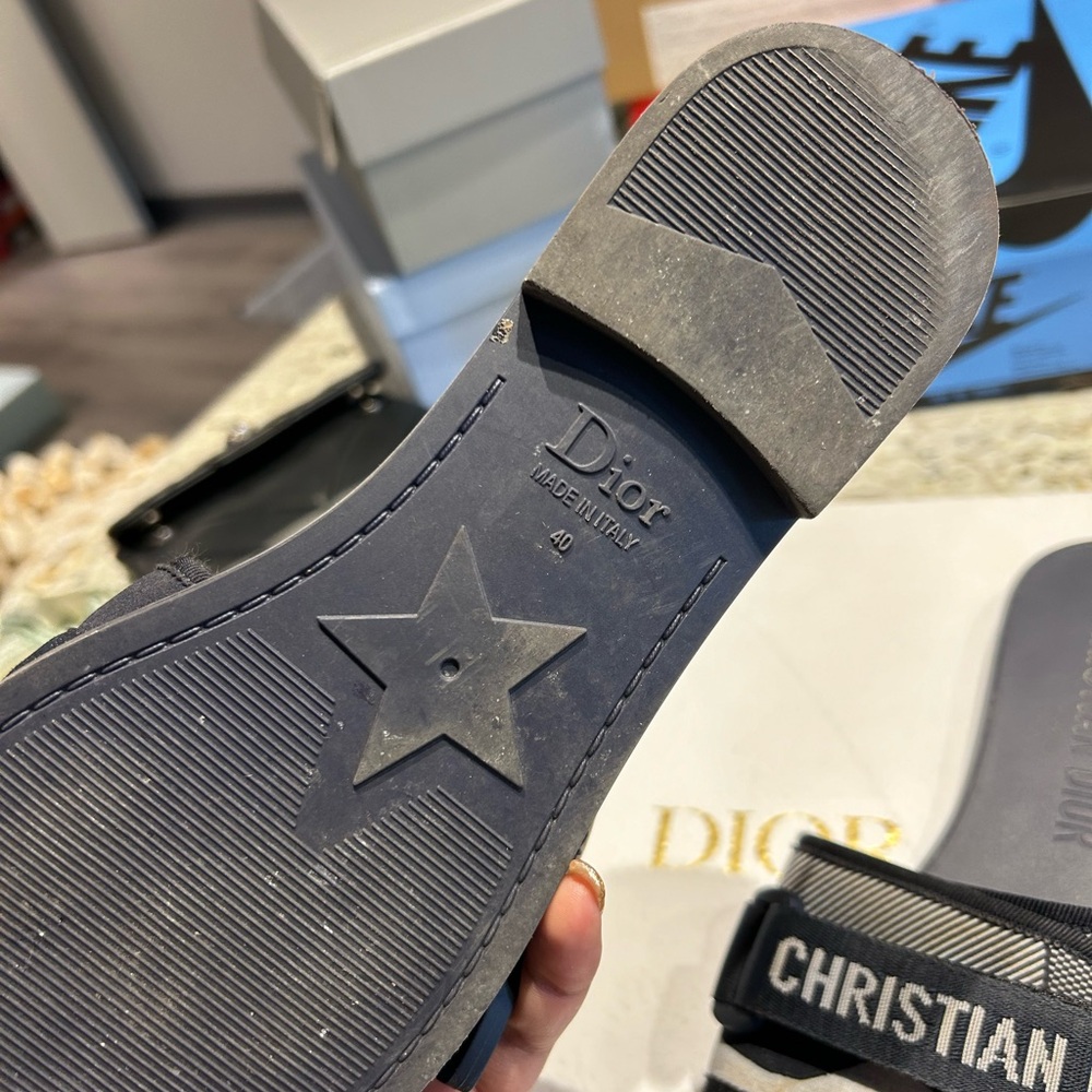 Christian Dior evolution sandal, Size: 40, Color: Blue - Picture 3 of 3